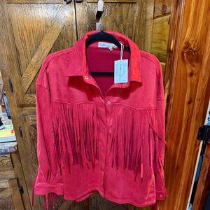 Red Fringe Jacket